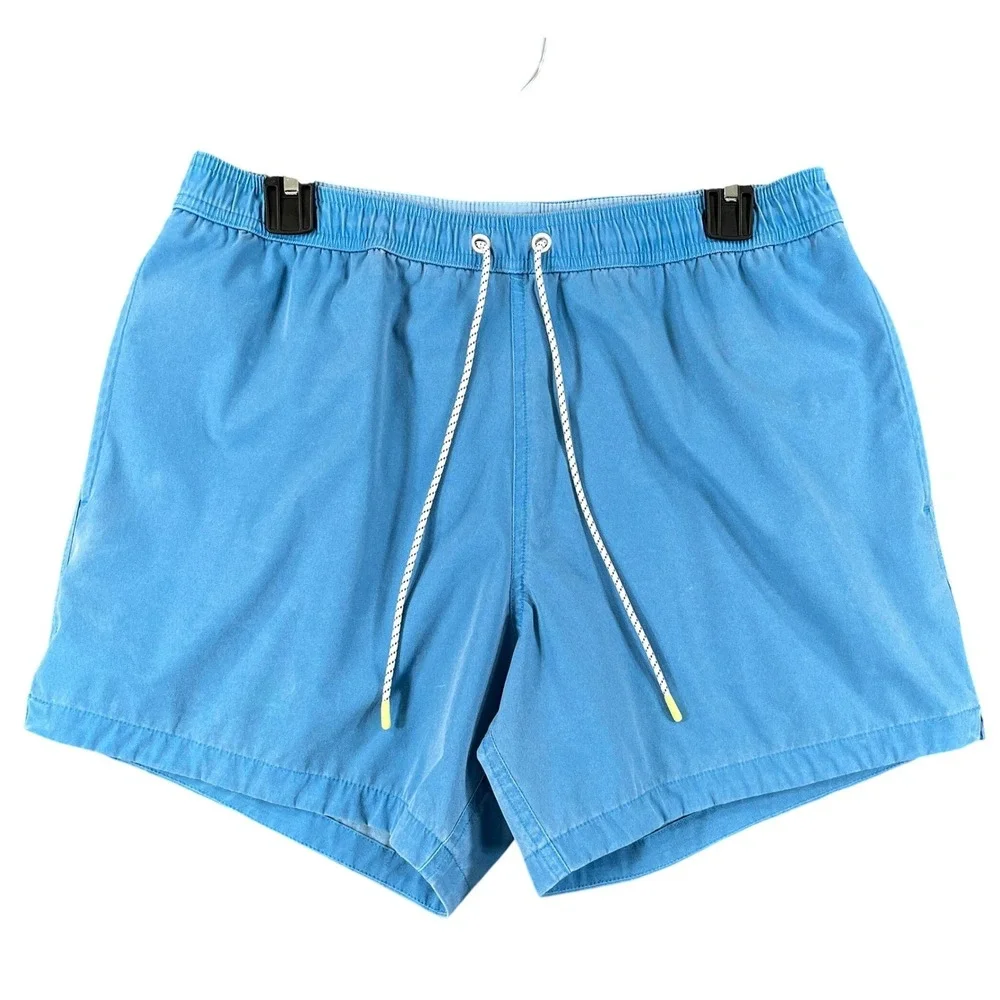 Bonobos Riviera Swim Trunks Mens M Blue Stretch Mesh Liner Beachwear